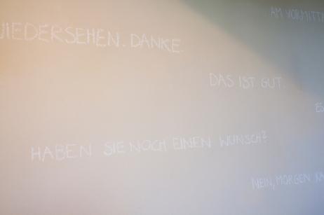 Annelies Senfter, Stop - Repeat, Ausstellungsansicht CaféCult 2010