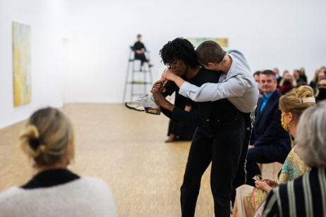 Performance ‚Everywhere Been There‘, 2020. Mit Temitope Ajose-Cutting und Leah Marojevic.